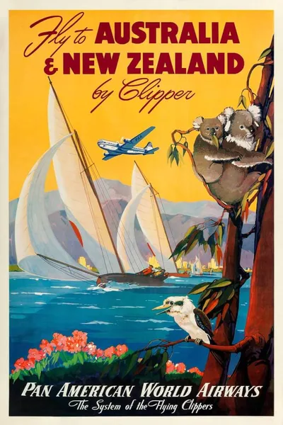 Постер Australia & New Zealand (Pan American World Airways)