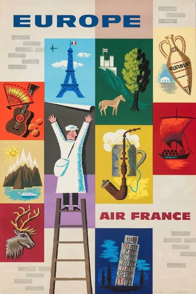 Постер Europe Air France
