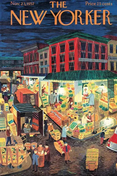 Постер с обложкой The New Yorker 1957