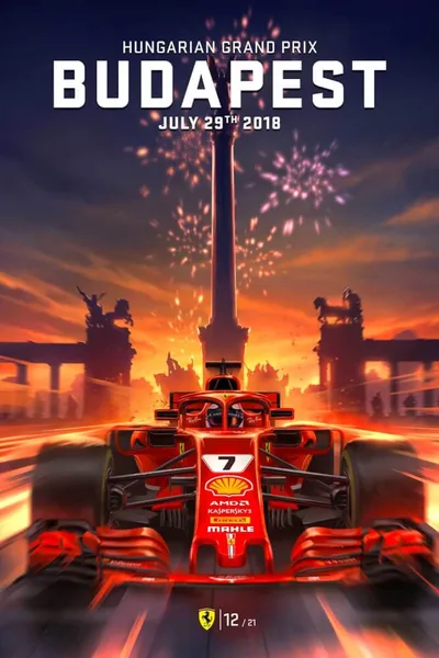 Постер F1 Ferrari Hungarian Grand Prix Budapest