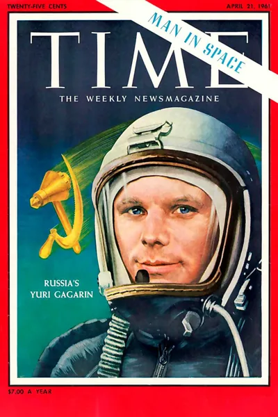 Постер TIME: Юрий Гагарин