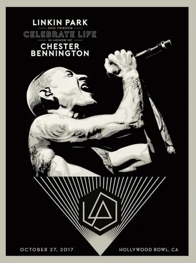 Постер Linkin Park (Честер Беннингтон)