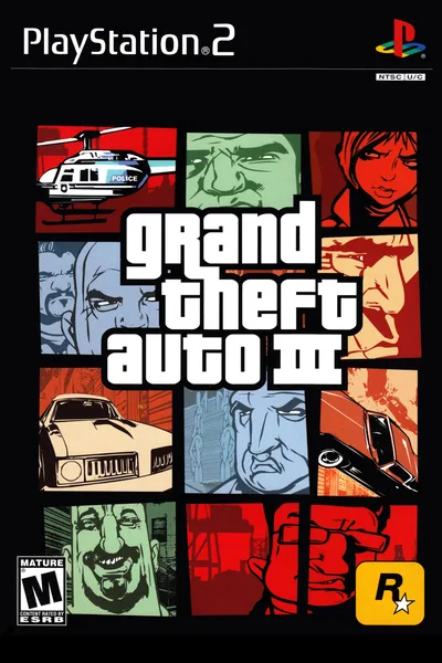 Постер Grand Theft Auto 3 PlayStation 2 (GTA 3)