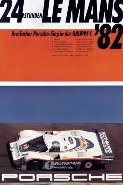 Постер Porsche: 24 Le Mans 1982