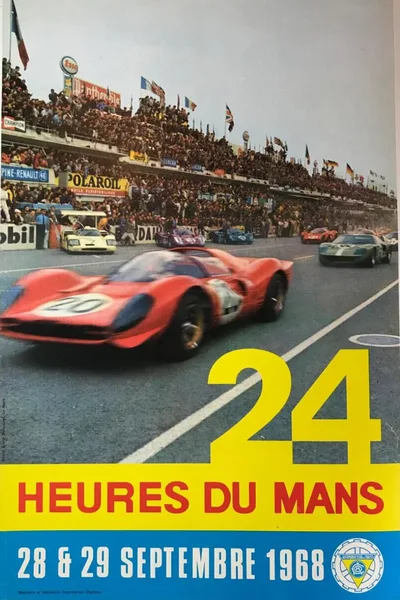 Постер 24 часа Ле-мана 1968