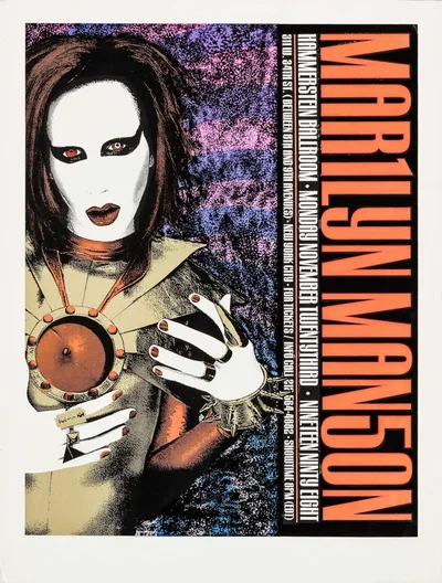 Постер Marilyn Manson Hammerstain Ballroom