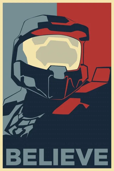 Постер Halo Master Chief