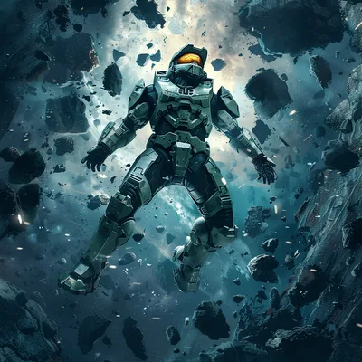 Постер Halo Master Chief