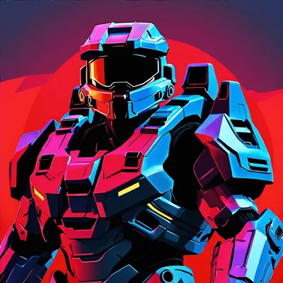 Постер Halo Master Chief