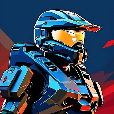 Постер Halo Master Chief