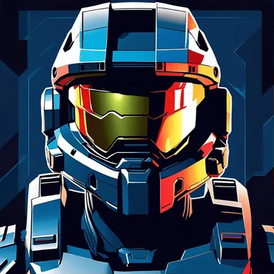 Постер Halo Master Chief