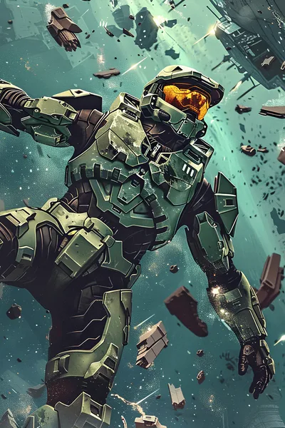 Постер Halo Master Chief