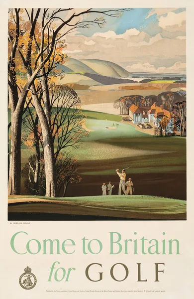 Постер Come to Britain for Golf
