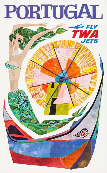 Постер Portugal Fly TWA