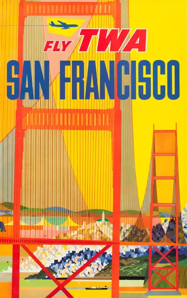 Постер San Francisco Fly TWA