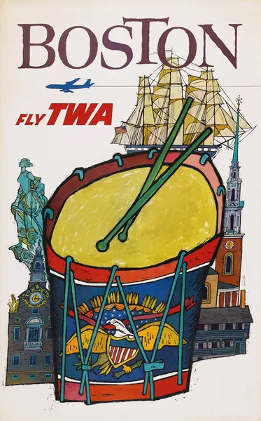 Постер Boston Fly TWA