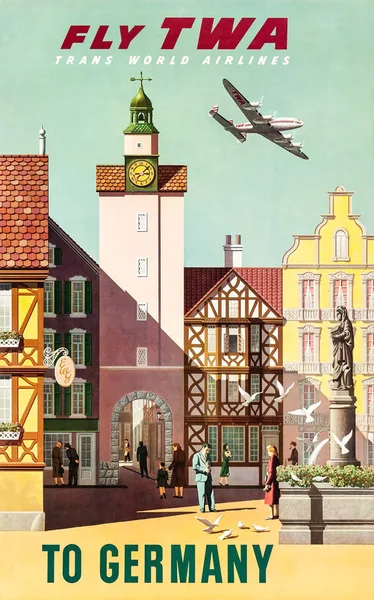 Постер Germany Fly TWA