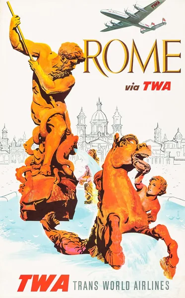 Постер Rome Fly TWA