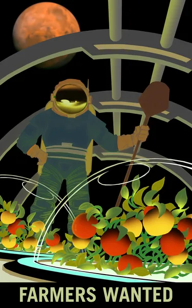 Постер NASA: Farmers Wanted