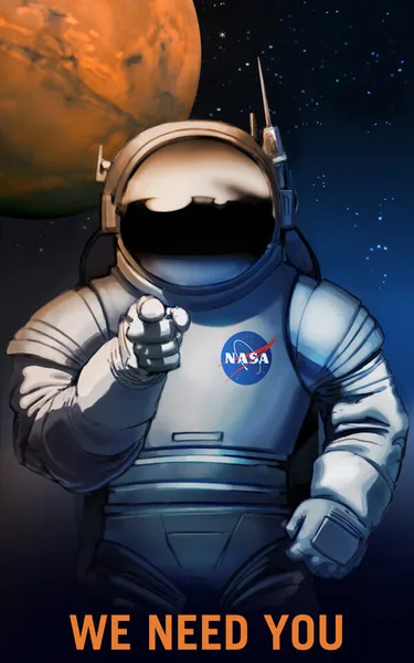 Постер NASA: We Need You