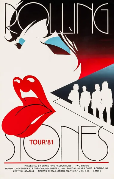 Постер The Rolling Stones: Tour 1981
