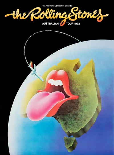 Постер The Rolling Stones: 1973 Australian Tour