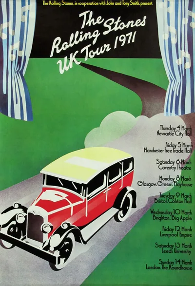 Постер The Rolling Stones: 1971 Original Uk Tour