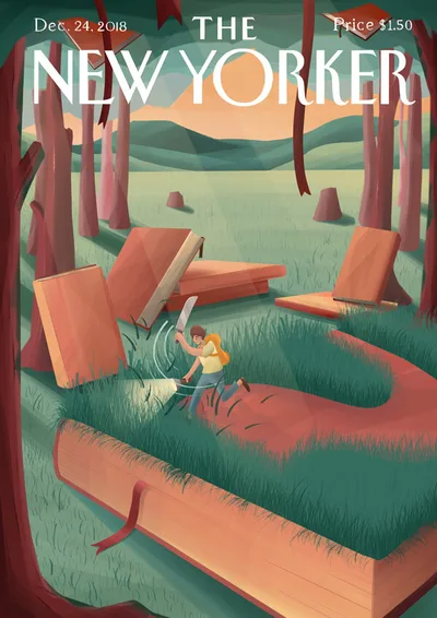Постер с обложкой The New Yorker 24.12.2018