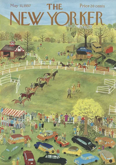 Постер с обложкой The New Yorker 1957