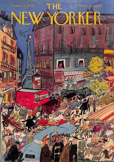 Постер с обложкой The New Yorker 1950