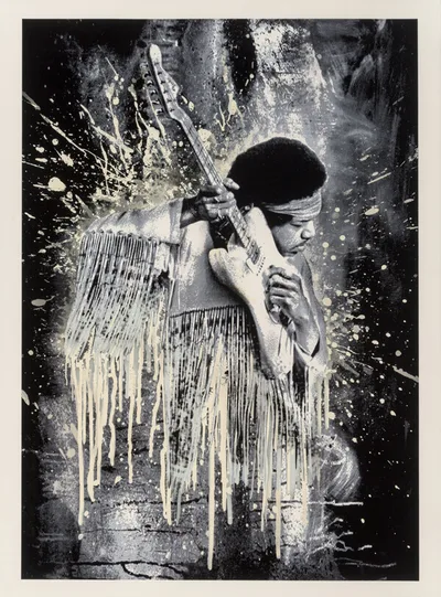 Постер Jimi Hendrix by Mr. Brainwash