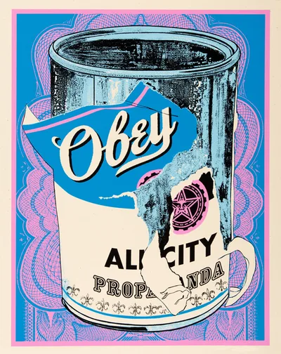 Постер Shepard Fairey – Soup Can IV