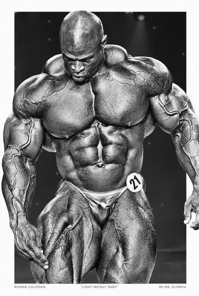 Постер Ронни Коулмэн (Ronnie Coleman)