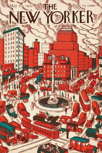 Постер с обложкой The New Yorker 30.05.1925
