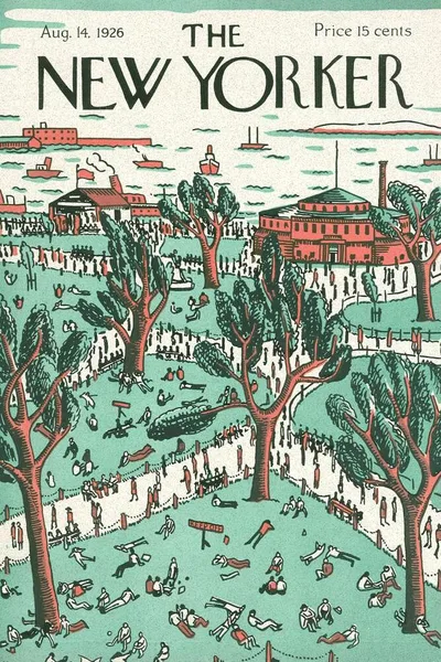 Постер с обложкой The New Yorker 14.08.1926