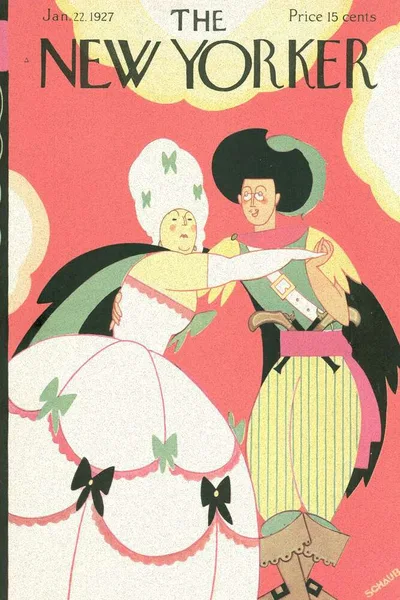Постер с обложкой The New Yorker 22.01.1927