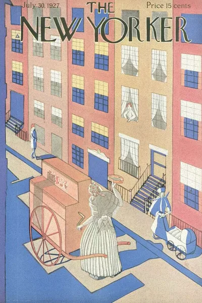 Постер с обложкой The New Yorker 30.07.1927
