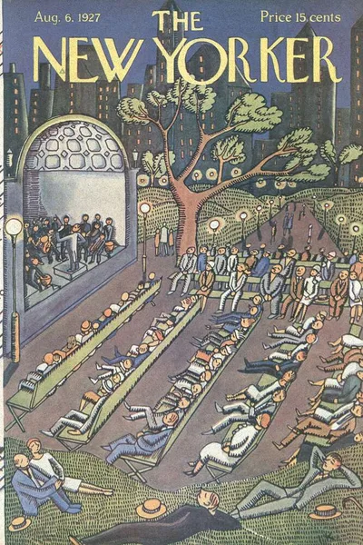 Постер с обложкой The New Yorker 06.08.1927