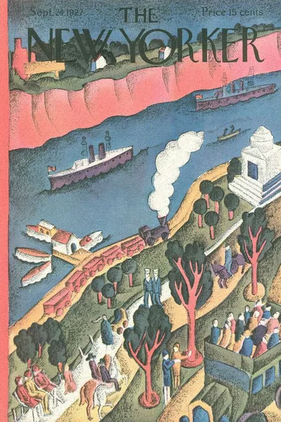 Постер с обложкой The New Yorker 24.09.1927