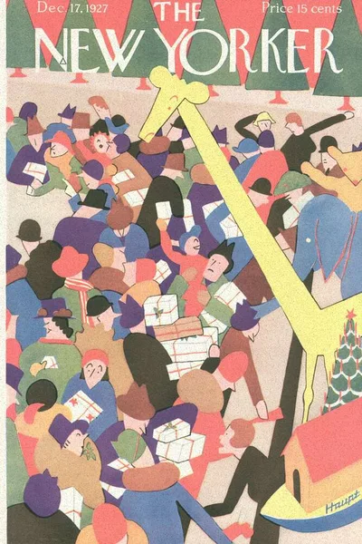 Постер с обложкой The New Yorker 17.12.1927