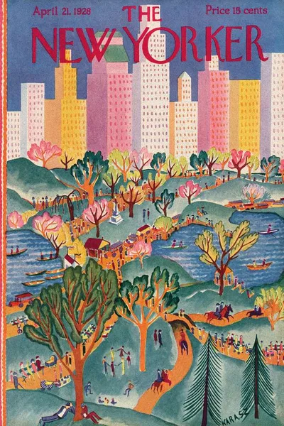 Постер с обложкой The New Yorker 21.04.1928