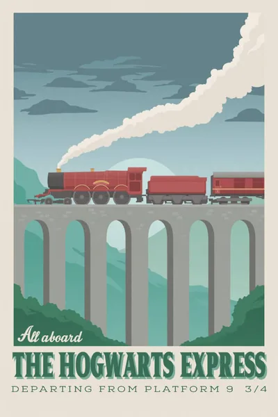Постер Гарри Поттер Хогвартс Экспресс (The Hogwarts Express)