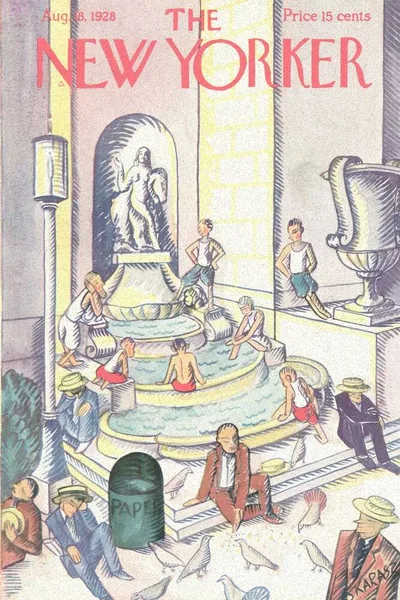Постер с обложкой The New Yorker 18.08.1928
