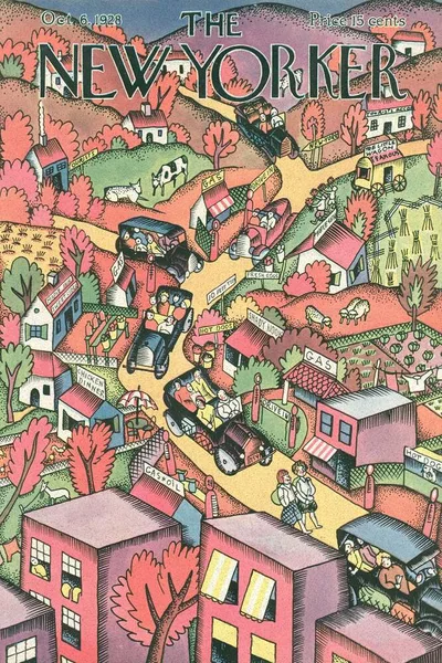 Постер с обложкой The New Yorker 06.10.1928