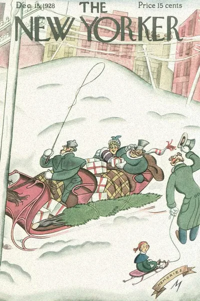 Постер с обложкой The New Yorker 15.12.1928