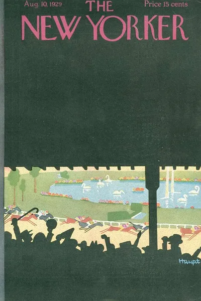 Постер с обложкой The New Yorker 10.08.1929