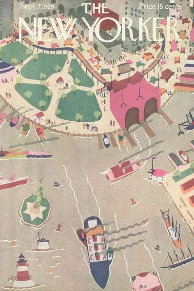 Постер с обложкой The New Yorker 07.09.1929