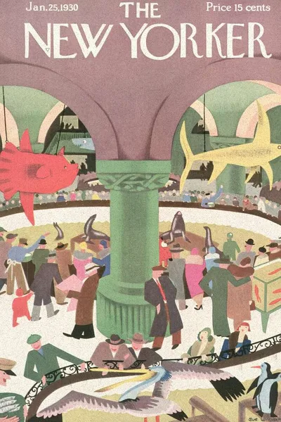 Постер с обложкой The New Yorker 25.01.1930