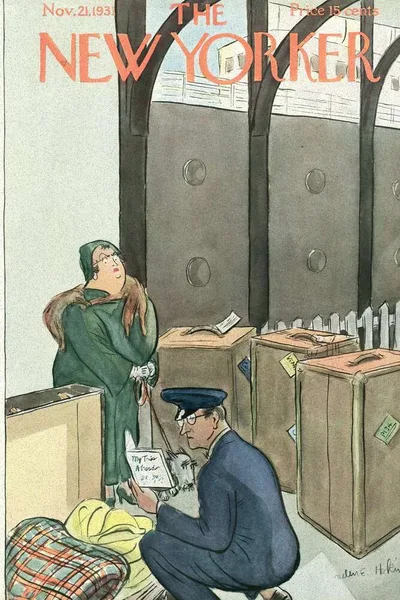 Постер с обложкой The New Yorker 21.11.1931