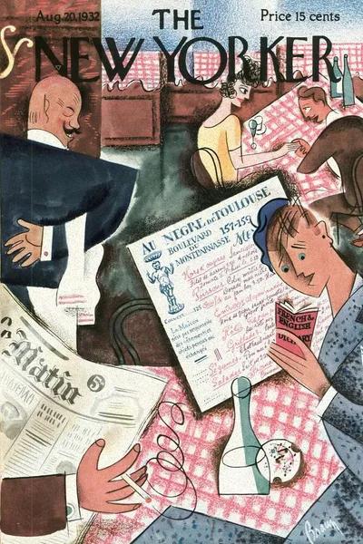 Постер с обложкой The New Yorker 20.08.1932